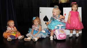 From (L – R): 3rd Runner-Up Paisleigh Caskey, 2nd Runner-Up Heaven Lutz, 2017 Miss Little Wee Pop Princess Gracyn Mattox, and 1st Runner-Up Mila Holman.